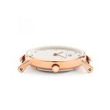 Buy Shop Daniel Wellington Classy Glasgow White Dial Two Tone Nylon Strap Watch For Women - DW00100066 USA Online