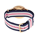 Buy Shop Daniel Wellington Classic South Hampton White Dial Two Tone Nylon Strap Watch For Women - DW00100034 USA Online