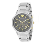 Buy Shop Emporio Armani Quartz Grey Dial Silver Steel Strap Watch For Men - AR11047 USA Online