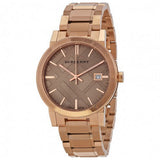 Buy Shop Burberry The City Rose Gold Dial Rose Gold Steel Strap Watch for Women - BU9034 USA Online