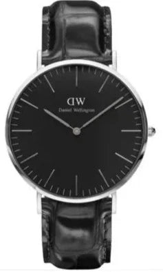 Buy Shop Daniel Wellington Classic Reading Black Dial Black Leather Strap Watch For Men - DW00100135 USA Online