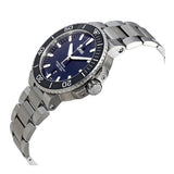 Buy Shop Oris Aquis Date Blue Dial Silver Steel Strap Watch for Men - 0173377304135-0782405PEB USA Online