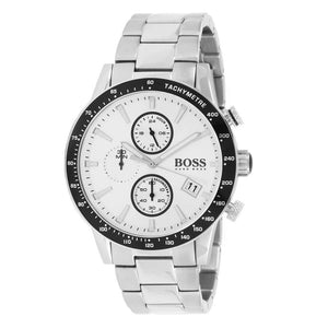 Buy Shop Hugo Boss Rafale Competitive Sport Silver Dial Silver Steel Strap Watch for Men - 1513511 USA Online