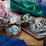 Buy Shop Breitling Chronomat B01 42 Six Nations Italy Blue Dial Silver Steel Strap Watch for Men - AB0134A41C1A1 USA Online
