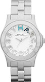 Buy Shop Marc Jacobs Rivera White Dial Silver Steel Strap Watch for Women - MBM3136 USA Online