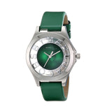 Buy Shop Marc Jacobs Henry Skeleton Green Dial Green Leather Strap Watch for Women - MBM1336 USA Online