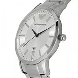 Buy Shop Emporio Armani Classic Quartz White Dial Silver Steel Strap Watch For Men - AR2430 USA Online