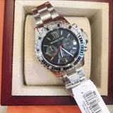 Buy Shop Michael Kors Everest Chronograph Black Dial Silver Steel Strap Watch For Women - MK5753 USA Online