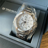 Buy Shop Tag Heuer Aquaracer White Dial Silver Steel Strap Watch for Men - CAY1111.BA0927 USA Online