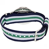 Buy Shop Daniel Wellington Classic Nottingham White Dial Two Tone NATO Strap Watch For Men - 0208DW USA Online