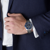 Buy Shop Tag Heuer Aquaracer Blue Dial Silver Steel Strap Watch for Men - WAY101C.BA0746 USA Online