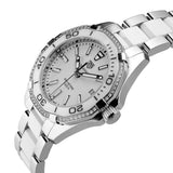 Buy Shop Tag Heuer Aquaracer Diamonds White Dial Two Tone Steel Strap Watch for Women - WAY131H.BA0914 USA Online