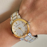 Buy Shop Burberry The City White Dial Two Tone Steel Strap Watch for Women - BU9115 USA Online