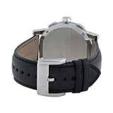 Burberry The City Black Dial Black Leather Strap Watch for Men - BU9009