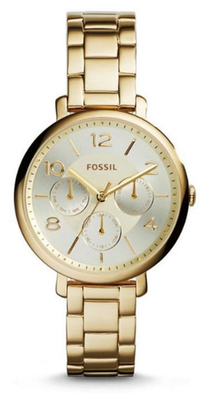 Buy Shop Fossil Jacqueline Rose Gold Dial Rose Gold Steel Strap Watch for Women - ES3667 USA Online