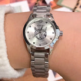 Buy Shop Gucci G Timeless Quartz Silver Dial Silver Steel Strap Watch For Women - YA126595 USA Online