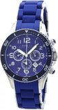 Buy Shop Marc Jacobs Rock Chronograph Blue Dial Blue Silicone Strap Watch for Women - MBM2548 USA Online