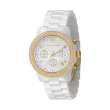 Buy Shop Michael Kors Runway White Dial White Steel Strap Watch for Women - MK5237 USA Online