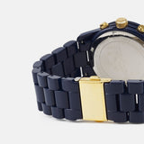 Buy Shop Michael Kors Runway Analog Blue Dial Blue Steel Strap Watch for Women - MK7332 USA Online