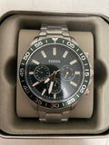 Buy Shop Fossil Bannon Chronograph Green Dial Silver Steel Strap Watch for Men - BQ2492 USA Online