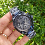 Buy Shop Michael Kors Bradshaw Blue Dial Blue Steel Strap Watch for Men - MK6248 USA Online