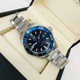 Buy Shop Tag Heuer Aquaracer Blue Dial Silver Steel Strap Watch for Men - WAY101C.BA0746 USA Online