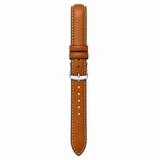 Buy Shop Michele Serein Silver Dial Brown Leather Strap Watch for Women - MWW21B000010 USA Online