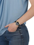 Buy Shop Versace Audrey Quartz Black Dial Black Leather Strap Watch for Women - VELR00319 USA Online
