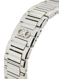 Buy Shop Salvatore Ferragamo Sapphire Bracelet Black Dial Silver Steel Strap Watch For Men - SFHP01124 USA Online