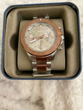 Buy Shop Fossil Bannon Multifunction Brown Dial Two Tone Steel Strap Watch for Men - BQ2502 USA Online