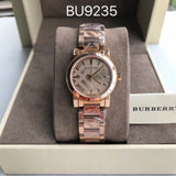 Buy Shop Burberry The City Rose Gold Dial Rose Gold Steel Strap Watch for Women - BU9039 USA Online
