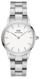 Buy Shop Daniel Wellington Iconic Link White Dial Silver Steel Strap Watch for Women - DW00100203 USA Online