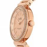 Coach Sports Rose Gold Dial Rose Gold Steel Strap Watch for Women - 14502200