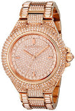 Buy Shop Michael Kors Camille Crystal Rose Gold Dial Rose Gold Steel Strap Watch for Women - MK5862 USA Online