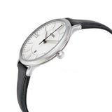 Buy Shop Fossil Jacqueline Quartz White Dial Black Leather Strap Watch for Women - ES3972 USA Online