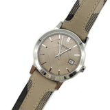 Buy Shop Burberry The City Beige Dial Tan Leather Strap Watch for Women - BU9021 USA Online