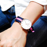 Buy Shop Daniel Wellington Classic Winchester White Dial Three Tone Nylon Strap Watch For Women - DW00100033 USA Online