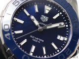 Buy Shop Tag Heuer Aquaracer Blue Dial Watch for Women - WAY131S.BA0748 USA Online