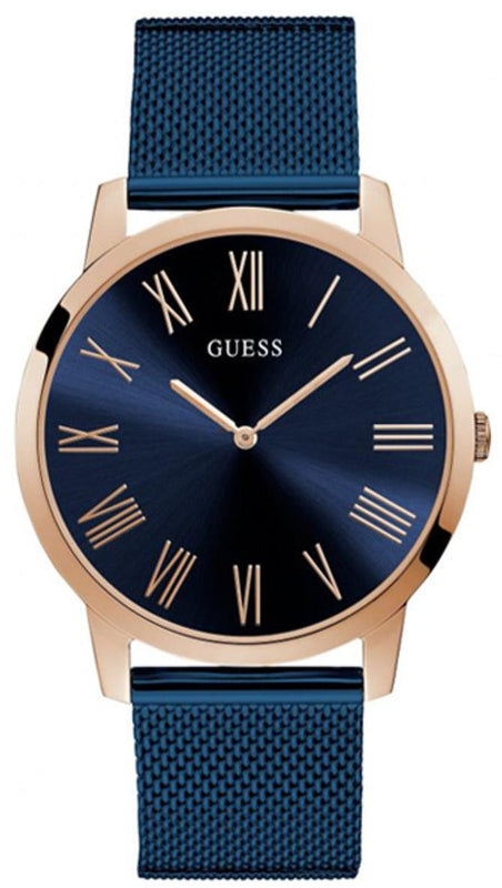 Buy Shop Guess Richmond Blue Dial Blue Mesh Bracelet Watch for Men - W1263G4 USA Online