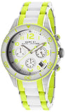 Buy Shop Marc Jacobs Rock Chronograph White Dial White & Green Silicone Strap Watch for Women - MBM2592 USA Online