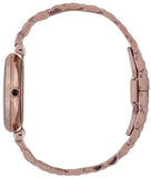 Buy Shop Emporio Armani Gianni T Bar Black Dial Rose Gold Steel Strap Watch For Women - AR11206 USA Online
