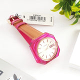 Buy Shop Fossil Candy White Dial Brown Leather Strap Watch for Women - ES3539 USA Online