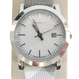 Buy Shop Burberry The City Silver Dial Multicolored Leather Strap Watch for Women - BU1873 USA Online