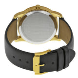 Buy Shop Movado Museum Black Dial Black Leather Strap Watch For Men - 606876 USA Online