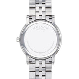 Buy Shop Movado Museum Classic Diamonds Black Dial Silver Steel Strap Watch for Men - 0607201 USA Online