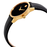 Buy Shop Movado Museum Classic Black Dial Black Leather Strap Watch for Men - 0607196 USA Online