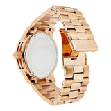 Buy Shop Michael Kors Runway Blue Dial Rose Gold Stainless Steel Strap Watch for Women - MK7065 USA Online