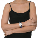 Buy Shop Daniel Wellington Classic Trinity White Dial Three Tone Nylon Strap Watch For Women - 0609DW USA Online