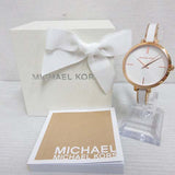 Buy Shop Michael Kors Jaryn Analog White Dial Two Tone Steel Strap Watch For Women - MK4342 USA Online