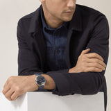 Buy Shop Cartier Ballon Bleu De Cartier Blue Dial Blue Leather Strap Watch for Men - WSBB0027 USA Online